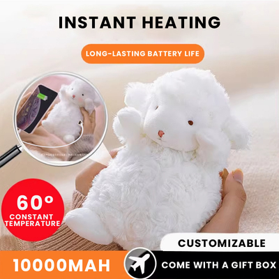 گرم کننده دست برقی عروسک کریسمس 10000mAh USB منبع برق قابل شارژ گرم کننده اتاق خواب قابل حمل RV استفاده در حیاط بیرون