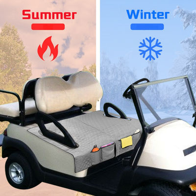 بالش صندلی گرم شده گلف کارت پیشرفته PU راه حل نهایی برای منبع برق DC / AC