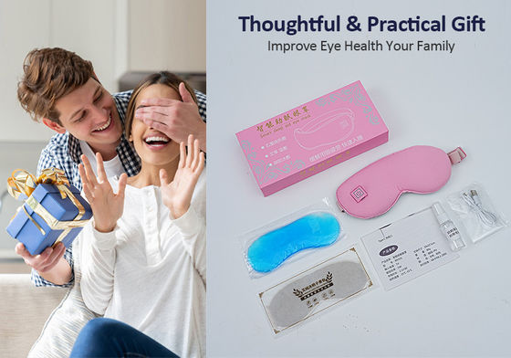 ماسک چشم بدون سیم گرافن خود گرم با گرمای آرام بخش بسته ی سرد برای خشکی چشم