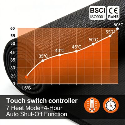 تنظیم حفاظت از گرم شدن بالا پد ماوس گرم با شارژ بی سیم و مچ دست آرام پد ماوس گرم هوشمند