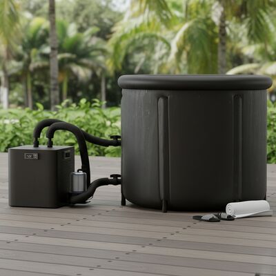 Ice Bath Cold Plunge Tub With Durable Acrylic Construction Energy Cooling And User Friendly Touch Interface For Physiotherapy