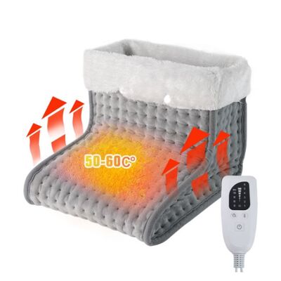 SHEERFOND قابل حمل زمستانی باتری USB 220 ولت سازگار با محیط زیست پلی استر تنظیم شده ترموستات تهویه گرم پای برای