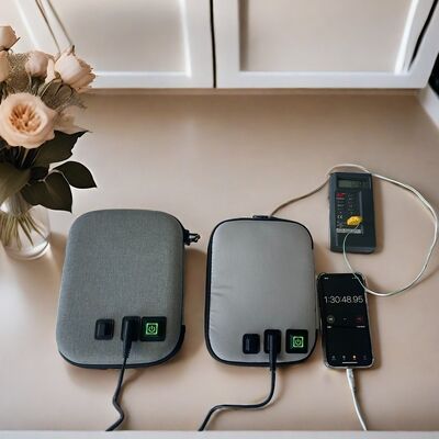 کیسه گرم کردن مواد غذایی قابل حمل USB با پارچه اکسفورد مقاوم در برابر آب و پوشش عایق بندی شده ایمن برای غذا گرم در هر زمان و هر کجا