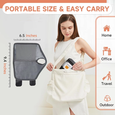 Soft Fabric Heated Wrist Support Guard with Vibration Massage, Multi Timing Modes Rechargeable Heating Wrist Brace