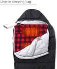 آستر کیسه خواب برقی با عرض 61 سانتی متر، کیسه خواب خود گرم شونده با برق 5 ولت 2 آمپر