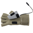 دستکش های بدون انگشت گرم شونده الکتریکی 5 واتی Usb مادون قرمز دور برای زمستان