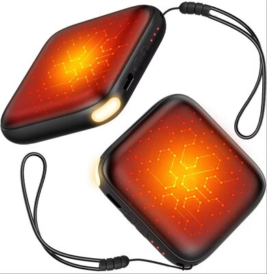 گرم کننده های دست قابل شارژ مجدد 2 بسته 6000 میلی آمپر چراغ LED گرم کننده سریع برای گواهینامه 1 سال گارانتی گرم کننده جیبی قابل حمل برای فضای باز